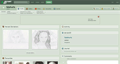 Desktop Screenshot of fatehurts.deviantart.com