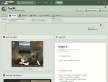 Tablet Screenshot of fuel99.deviantart.com