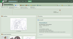 Desktop Screenshot of elementalstorm.deviantart.com