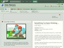 Tablet Screenshot of dobie-takahama.deviantart.com