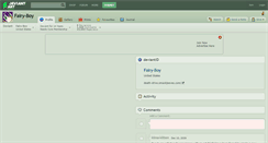Desktop Screenshot of fairy-boy.deviantart.com