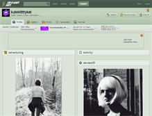 Tablet Screenshot of kutekitttykat.deviantart.com