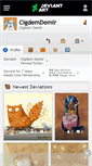 Mobile Screenshot of cigdemdemir.deviantart.com