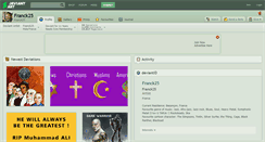 Desktop Screenshot of franck25.deviantart.com