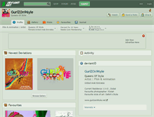 Tablet Screenshot of gurlzon96yle.deviantart.com
