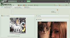 Desktop Screenshot of kaged-wolves.deviantart.com