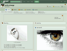 Tablet Screenshot of emily-strange.deviantart.com