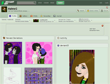 Tablet Screenshot of malese2.deviantart.com