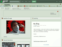 Tablet Screenshot of hashikto.deviantart.com
