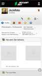 Mobile Screenshot of jojofoto.deviantart.com