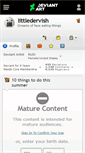 Mobile Screenshot of littledervish.deviantart.com