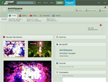 Tablet Screenshot of aminkazama.deviantart.com