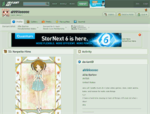 Tablet Screenshot of ahhhleeeee.deviantart.com