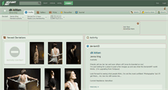 Desktop Screenshot of dk-kitten.deviantart.com