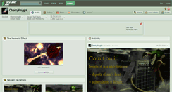 Desktop Screenshot of cherryknyght.deviantart.com