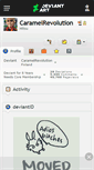 Mobile Screenshot of caramelrevolution.deviantart.com