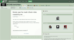 Desktop Screenshot of deftones-world-wide.deviantart.com