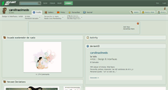 Desktop Screenshot of carolinaolmedo.deviantart.com