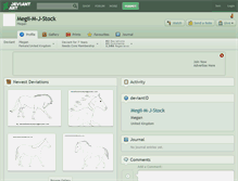 Tablet Screenshot of megii-m-j-stock.deviantart.com