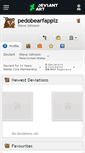 Mobile Screenshot of pedobearfapplz.deviantart.com