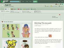 Tablet Screenshot of jingle101.deviantart.com