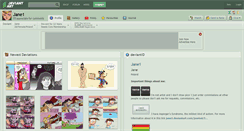 Desktop Screenshot of jane1.deviantart.com
