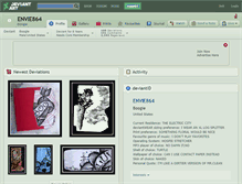 Tablet Screenshot of envie864.deviantart.com