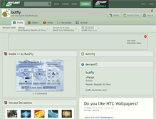 Tablet Screenshot of butfly.deviantart.com