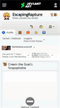 Mobile Screenshot of escapingrapture.deviantart.com