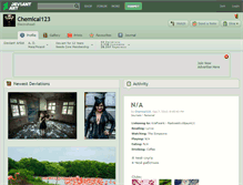 Tablet Screenshot of chemical123.deviantart.com