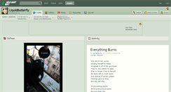 Desktop Screenshot of liquidbutterfly.deviantart.com