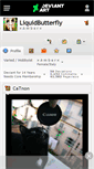 Mobile Screenshot of liquidbutterfly.deviantart.com