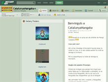 Tablet Screenshot of catalunyamangaka.deviantart.com