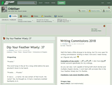 Tablet Screenshot of chibistarr.deviantart.com
