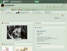 Tablet Screenshot of chocoboheart.deviantart.com