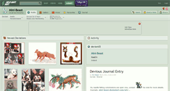 Desktop Screenshot of mini-beast.deviantart.com