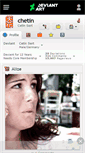 Mobile Screenshot of chetin.deviantart.com