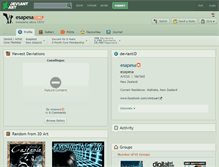Tablet Screenshot of esapesa.deviantart.com