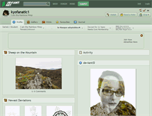 Tablet Screenshot of kyofanatic1.deviantart.com