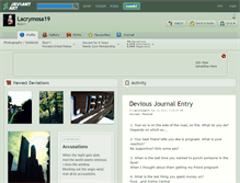 Tablet Screenshot of lacrymosa19.deviantart.com