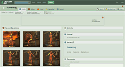 Desktop Screenshot of humanrug.deviantart.com