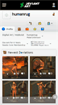 Mobile Screenshot of humanrug.deviantart.com