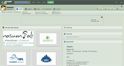 Desktop Screenshot of masum.deviantart.com