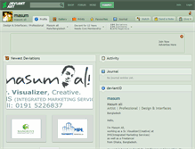 Tablet Screenshot of masum.deviantart.com