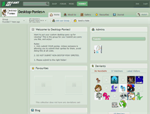 Tablet Screenshot of desktop-ponies.deviantart.com