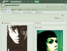 Tablet Screenshot of insanejackalweecha.deviantart.com