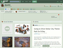 Tablet Screenshot of dlpeattie.deviantart.com