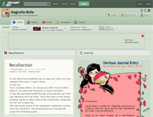 Tablet Screenshot of magnolia-belle.deviantart.com