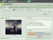 Tablet Screenshot of creativesteam.deviantart.com