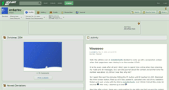 Desktop Screenshot of emberinc.deviantart.com